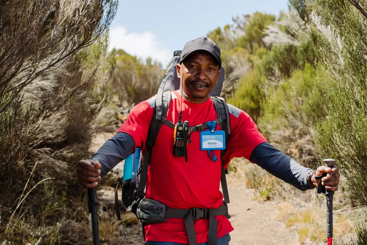 Liberty Mato, WFR, one of the most experienced guides on Kilimanjaro