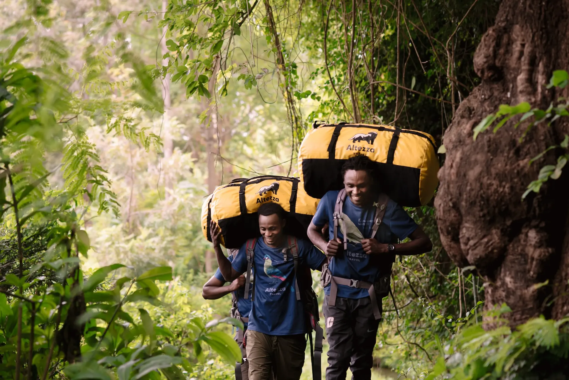 Kilimandscharo-Träger sind für jedes Abenteuer unerlässlich.