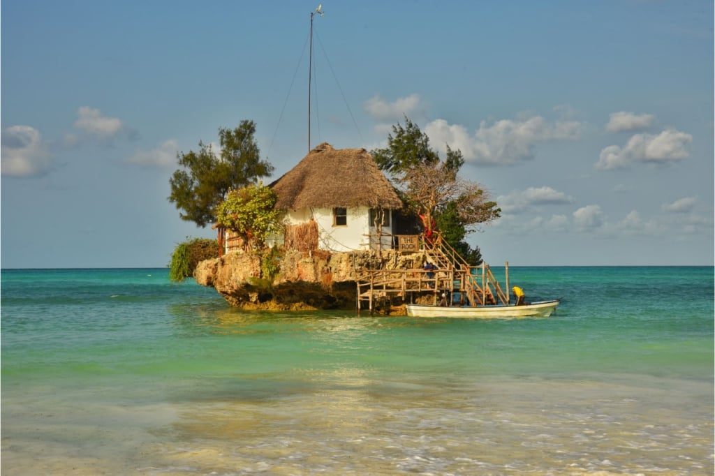 The Rock Restaurant on Pingwe Beach, Zanzibar