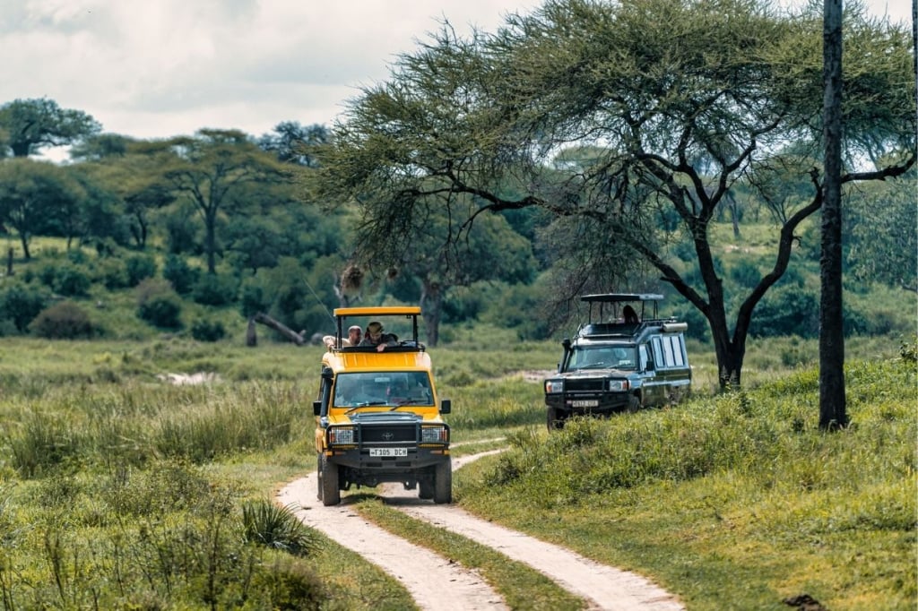 Наши машины на сафари в Танзании
