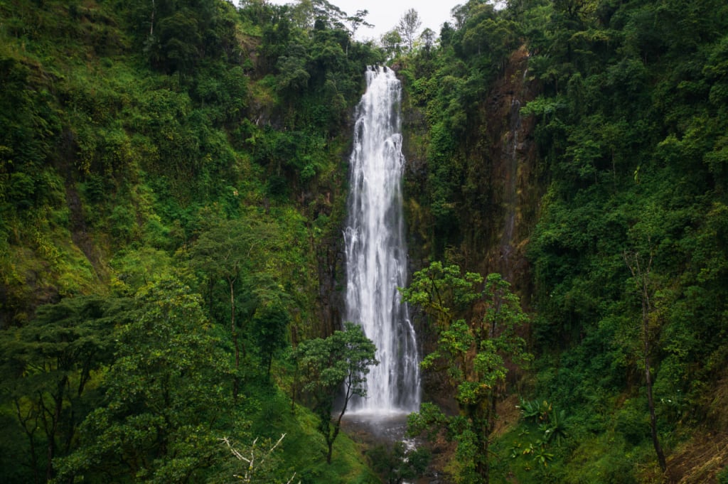 Materuni waterfall in southern Kilimanjaro