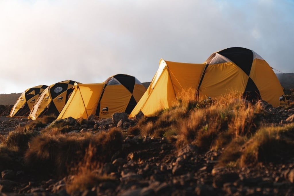 Лагерь Altezza Travel на склонах Килиманджаро