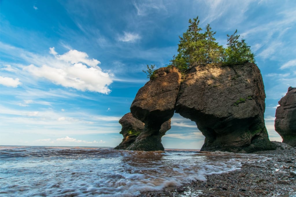 Hopewell Rocks (the Flowerpots Rocks), Bay of Fundy, Canada
