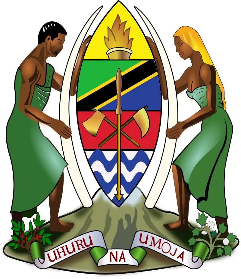 Das Wappen von Tansania