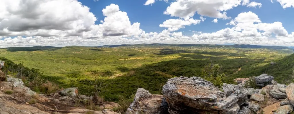 Панорама над Кондоа, регион Додома, Танзания