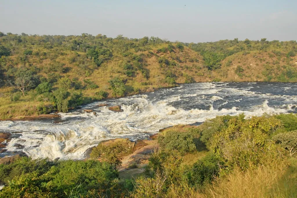 Der Victoria-Nil in Uganda