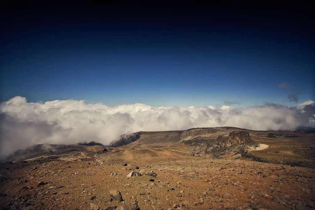 Kilimanjaro crater - Paragliding