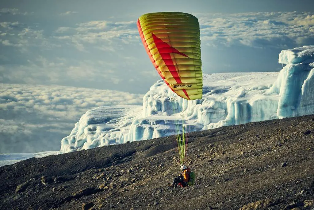 Kilimanjaro paragliding